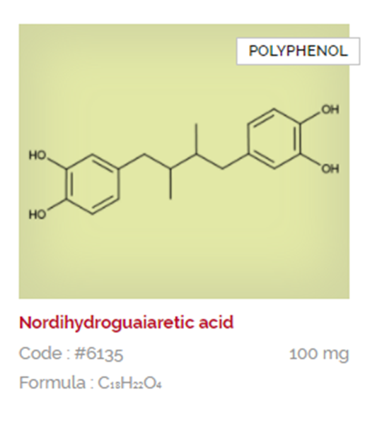 Nordihydroguaiaretic acid Botanical Reference Material